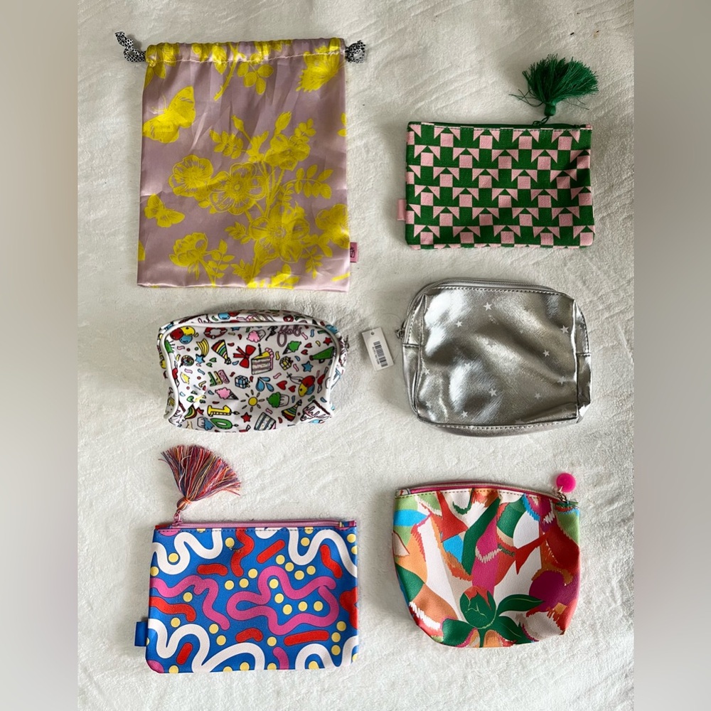 Colorful Patterned makeup bags Set